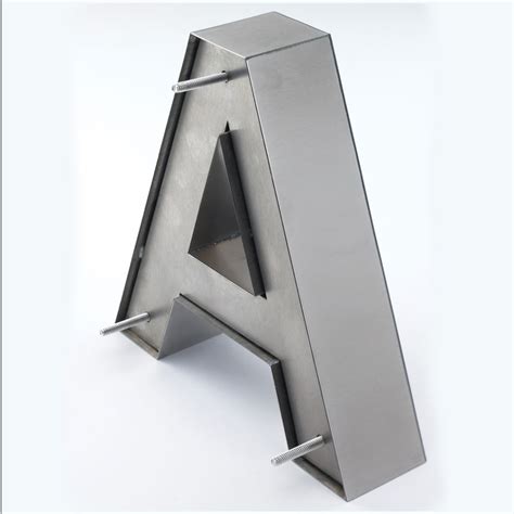 1 thick fabricated metal letters|fabricated metal signs.